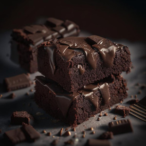 Decadent chocolate brownies