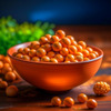 Bowl of chickpeas