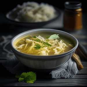 Cabbage soup with sauerkraut