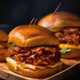 BBQ pulled jackfruit sliders