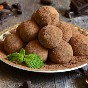 Homemade truffles