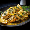 Chicken breast with lemon and herbs