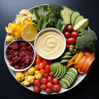 Image of a colorful vegetable platter
