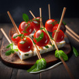 Caprese salad skewers