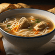 Classic chicken noodle soup
