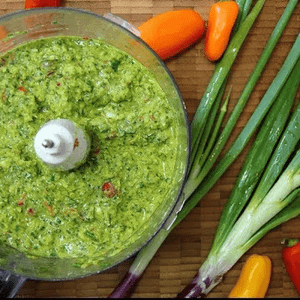 Fiery green seasoning