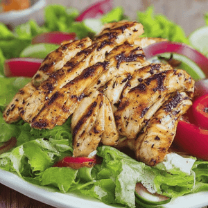 BBQ Rancho grilled chicken salad