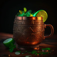 Moscow mule cocktail