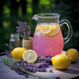"Lavender lemonade" cocktail (non alcoholic)