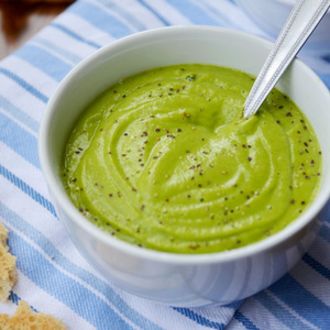 Creamy zucchini soup