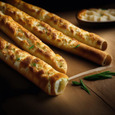 Cheesy garlic breadsticks