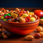 Bowl of mixed nuts