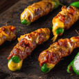 BBQ Bacon-Wrapped Jalapeno Poppers