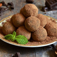 Homemade truffles