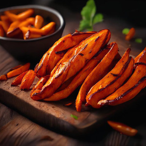 BBQ sweet potato wedges