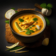 Thai coconut curry soup