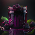 Black raspberry jam