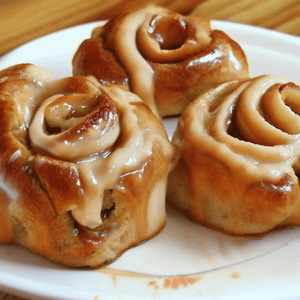 Caramel apple cinnamon rolls