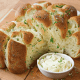 Pull apart garlic bread