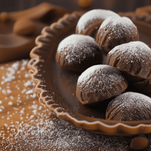 Cocoa semolina candy