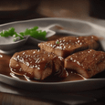 Pork cutlets in soy sauce