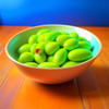 Bowl of edamame