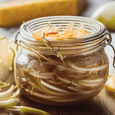 Marinated onions for salads