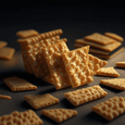 Crispy salted crackers