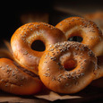 Pumpkin Spice Bagels