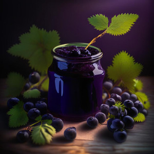 Blackcurrant preserve