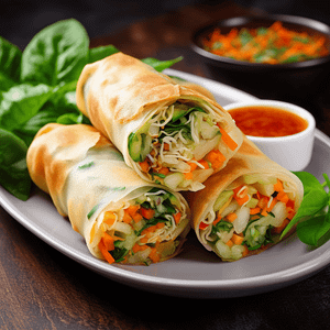 Vegetable spring rolls