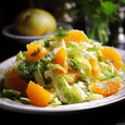 Swedish cabbage and orange salad