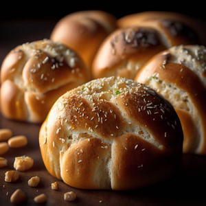 Garlic parmesan dinner rolls